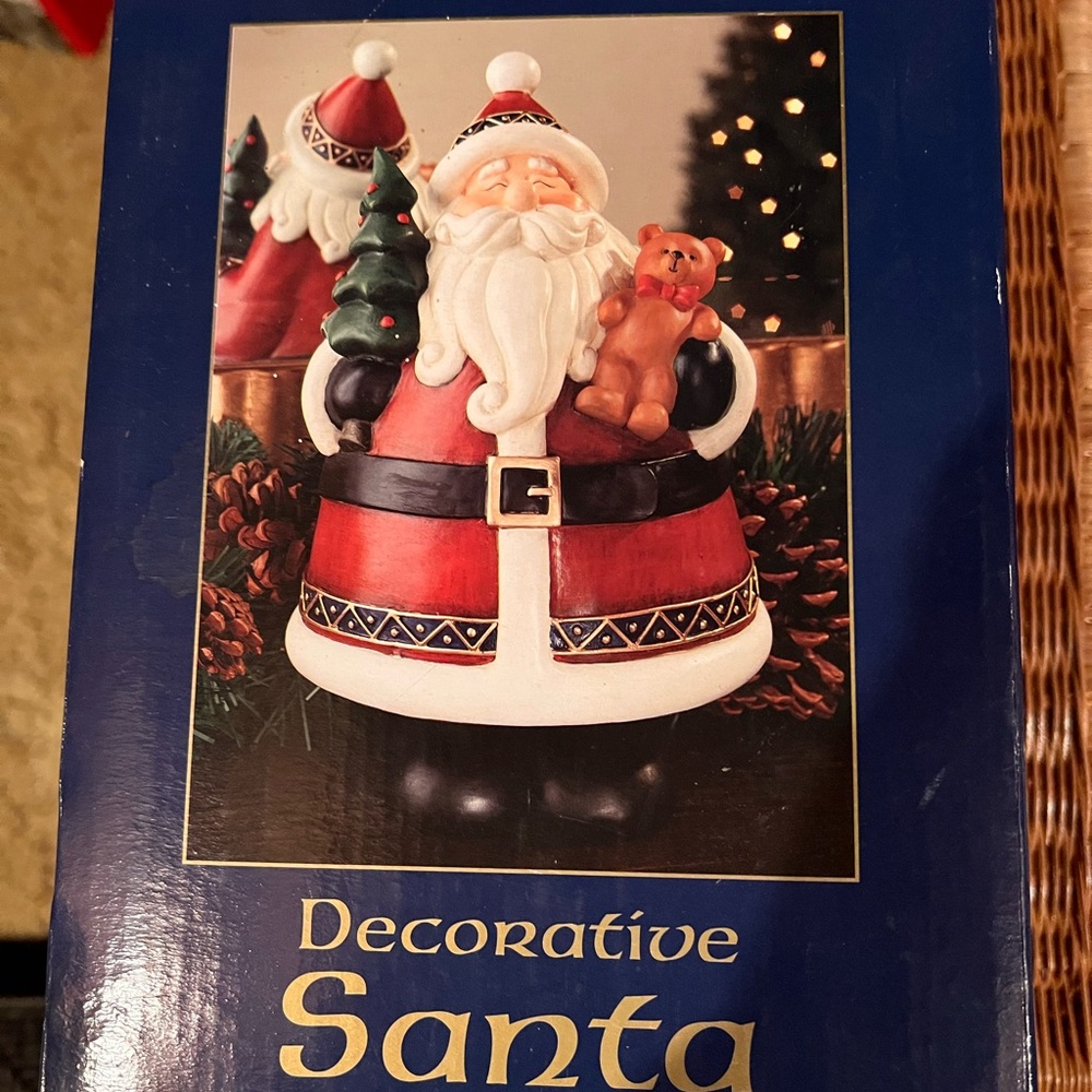 NWT Costco Decorative 10” Santa Figurine - Picture 3 of 4